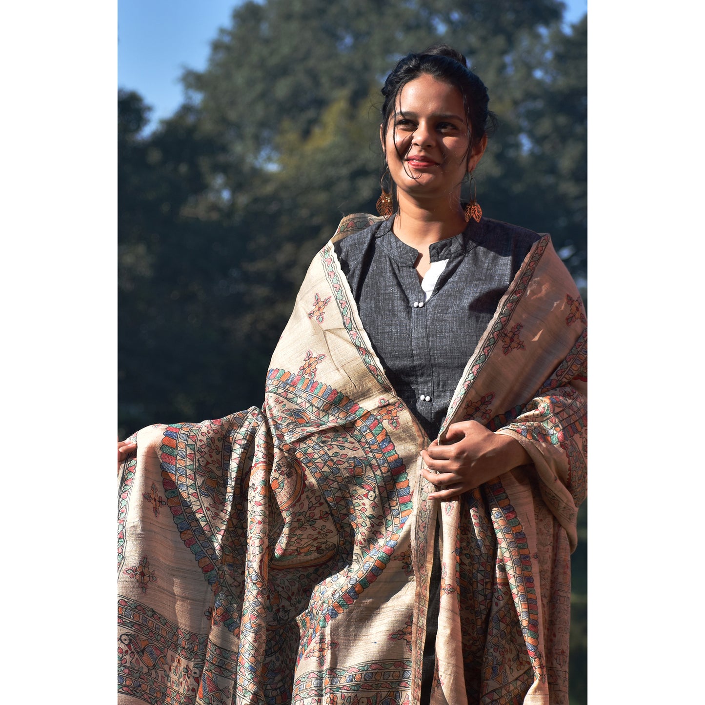 Madhubani Dupatta