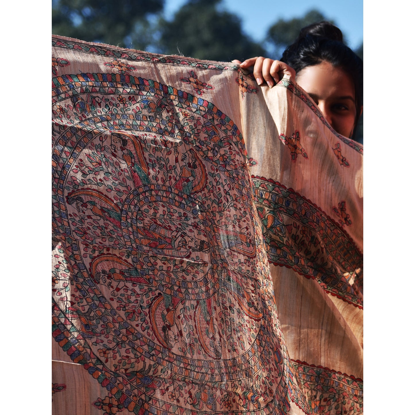 Madhubani Dupatta