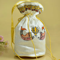 handpainted potli bag