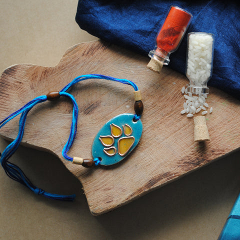 Earthy - Copper Enamel Rakhi by Ekibeki 26