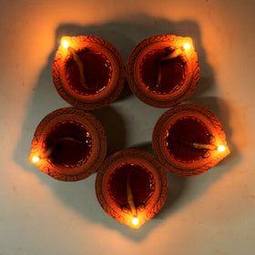  Terracotta Diyas for Eco Friendly Lighting! 