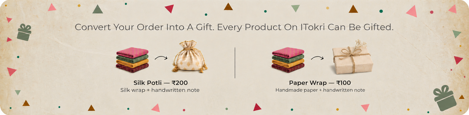 Gift Wrapping Options Desktop