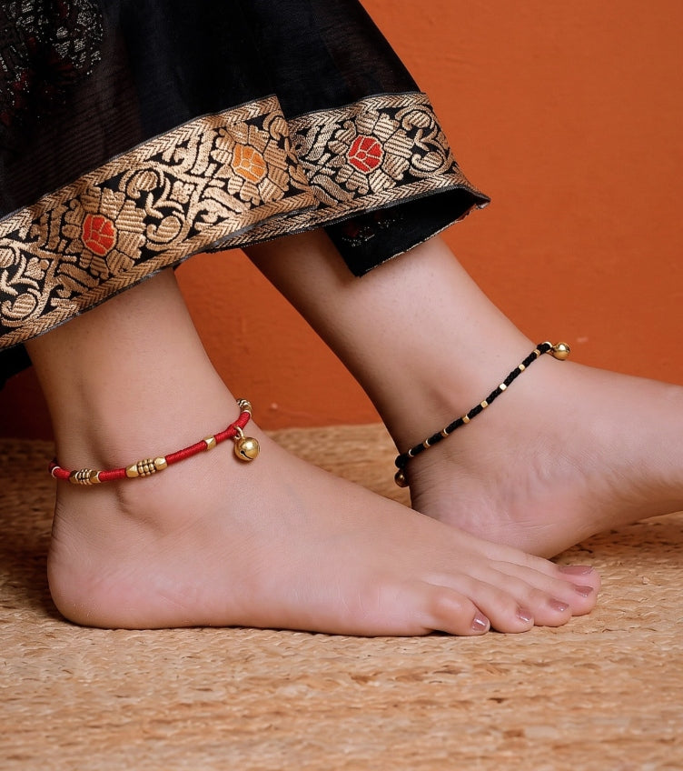 Dokra Threadwork Anklets