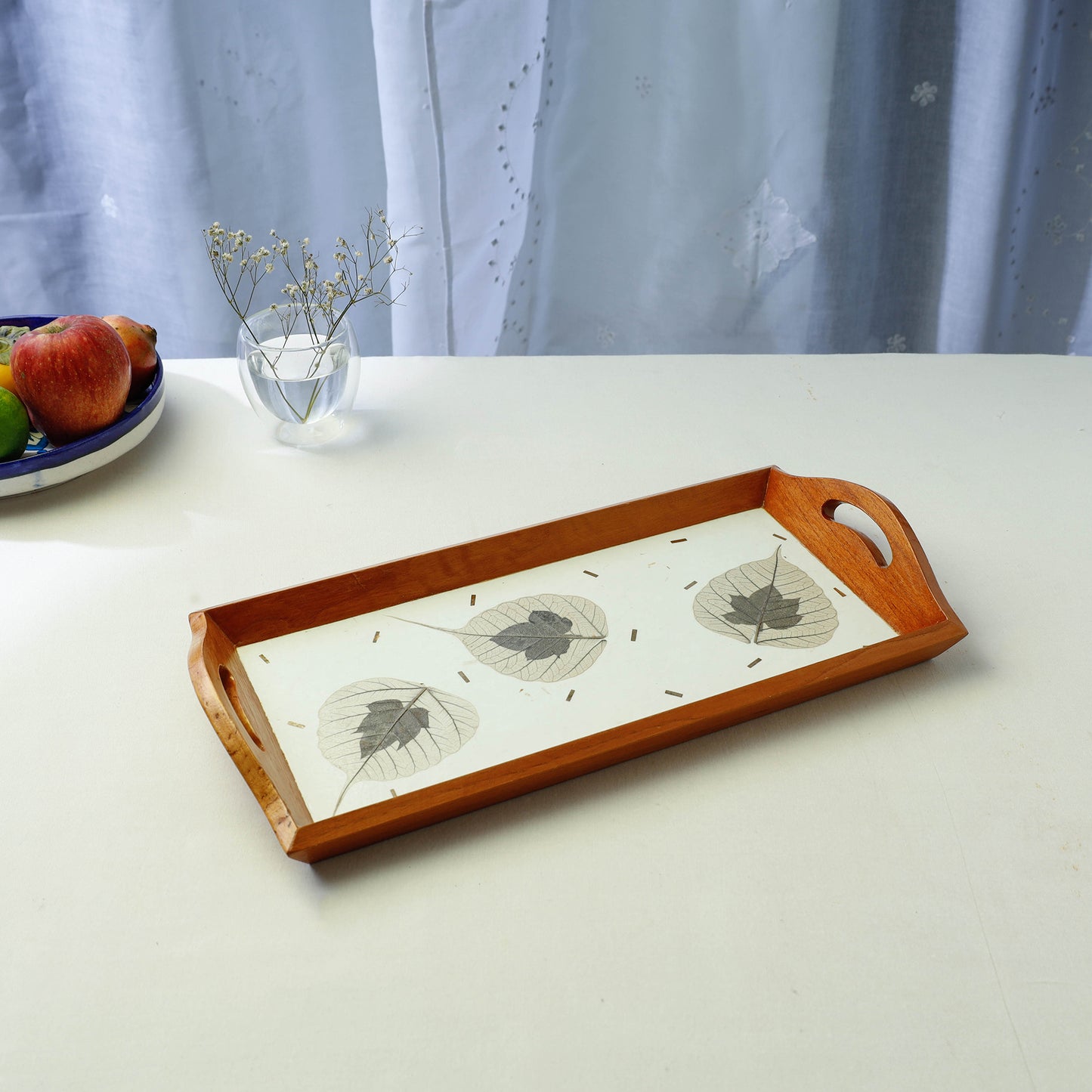 Wooden Tray with Handle