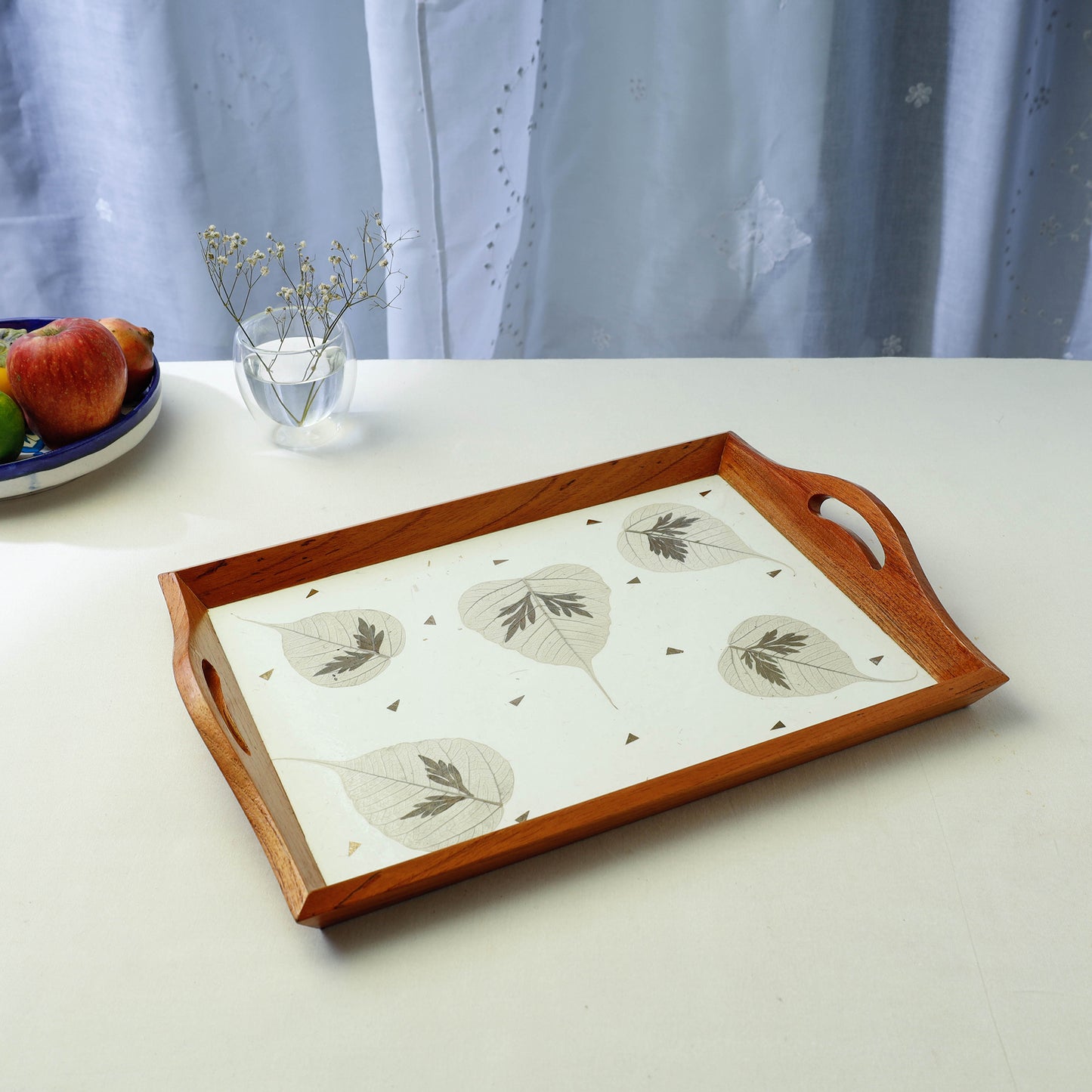 Wooden Tray with Handle