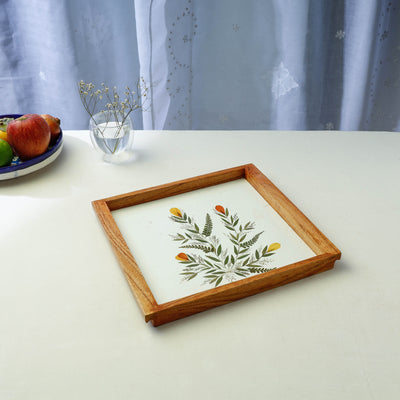 Wooden Square Tray