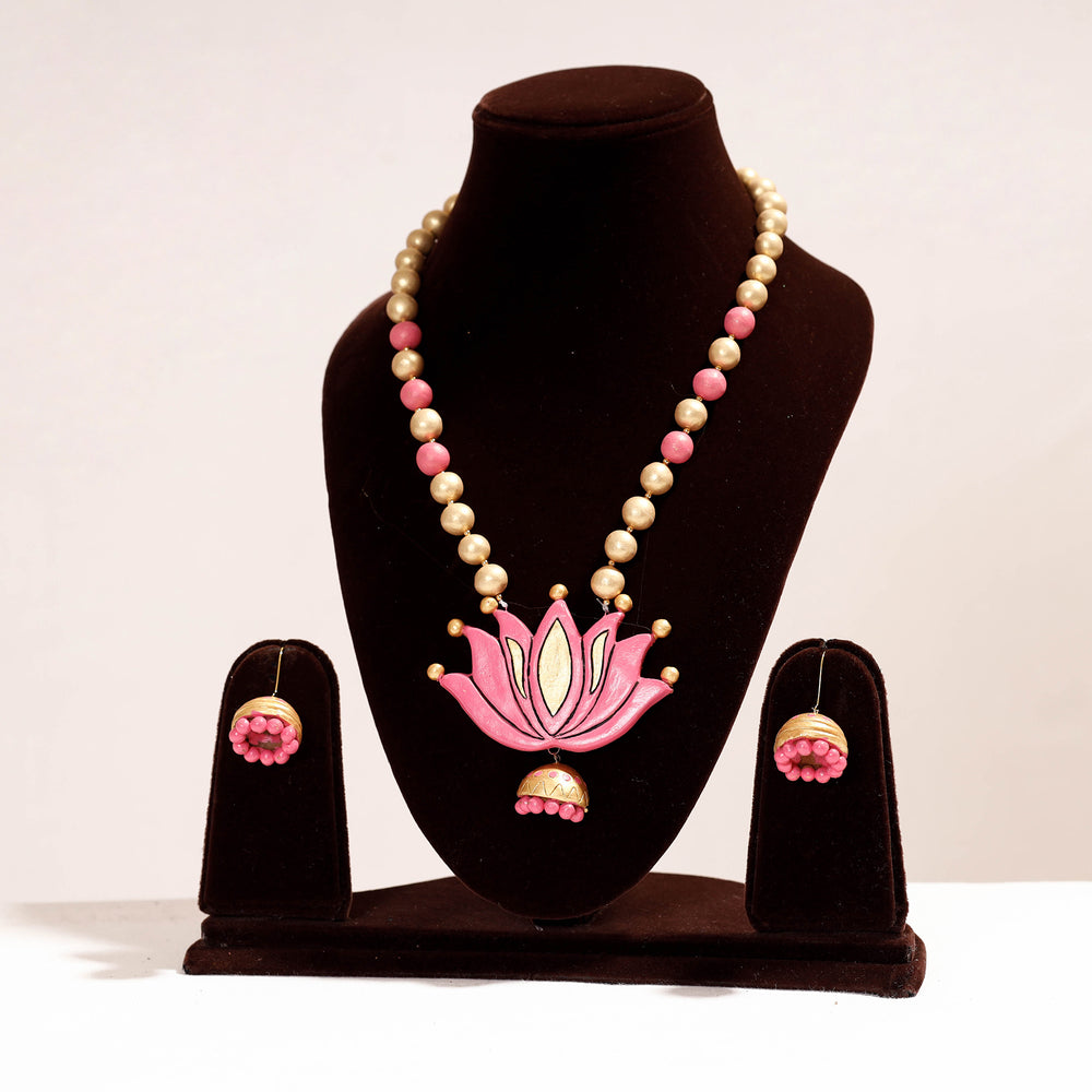 Handpainted Necklace Set 