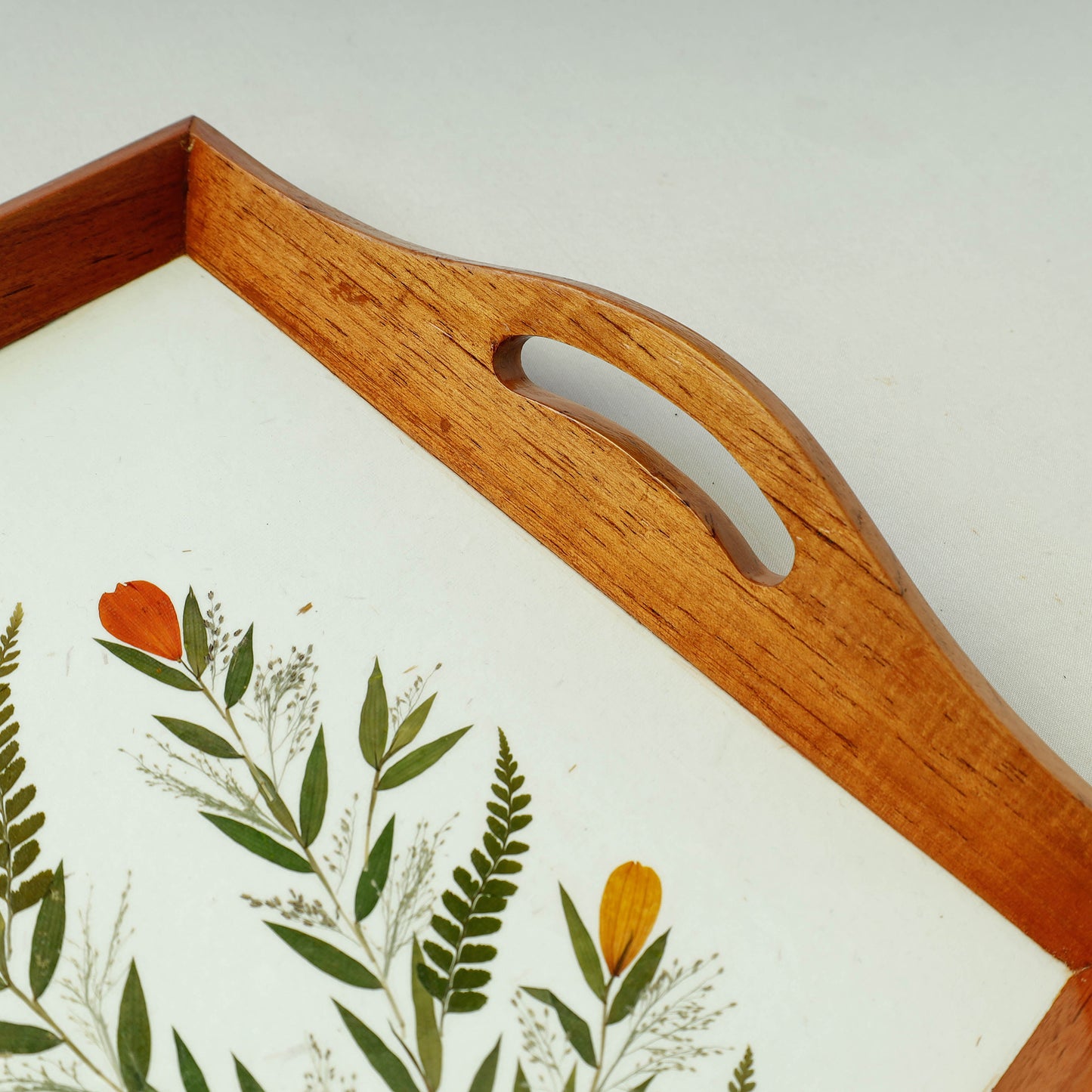 Wooden Tray with Handles