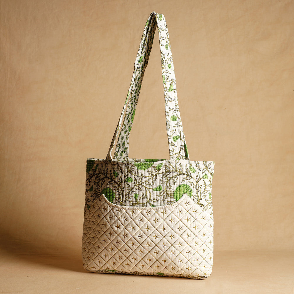 sanganeri tote bag