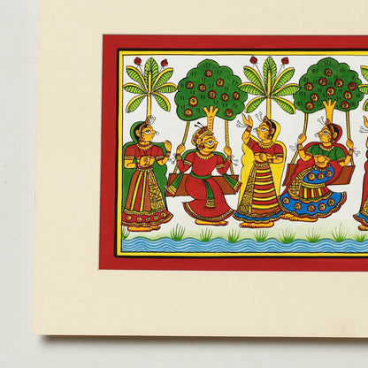Traditional Phad Painting by Kalyan Joshi (7 x 9 in)