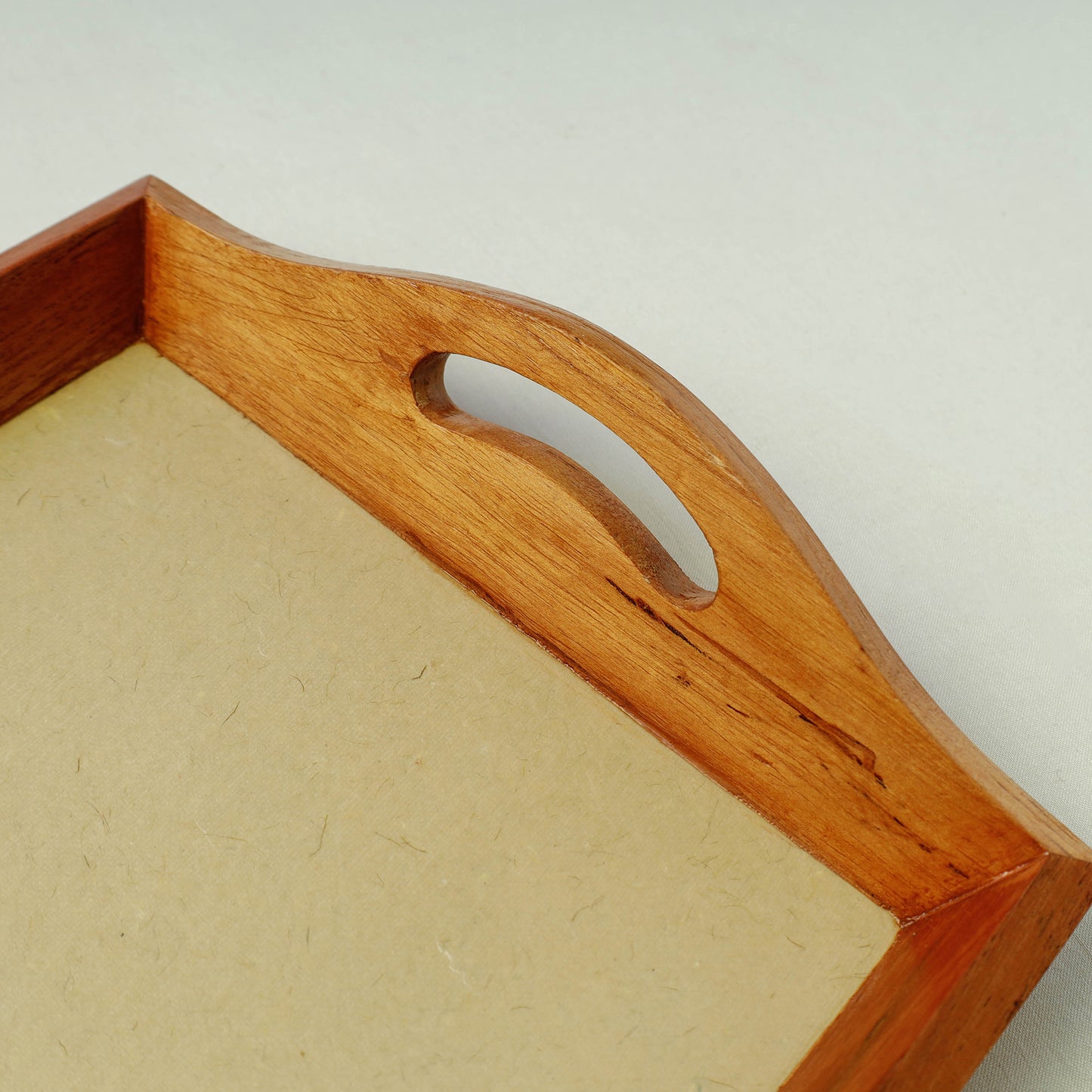 Wooden Tray with Handle