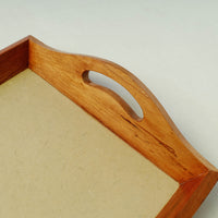 Wooden Tray with Handle