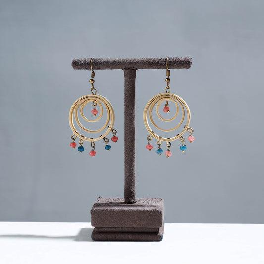 Handcrafted Circle in Circle Quiled Bamboo Earrings