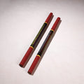  Handmade Lacquered Wooden Garba Dandiya Sticks 