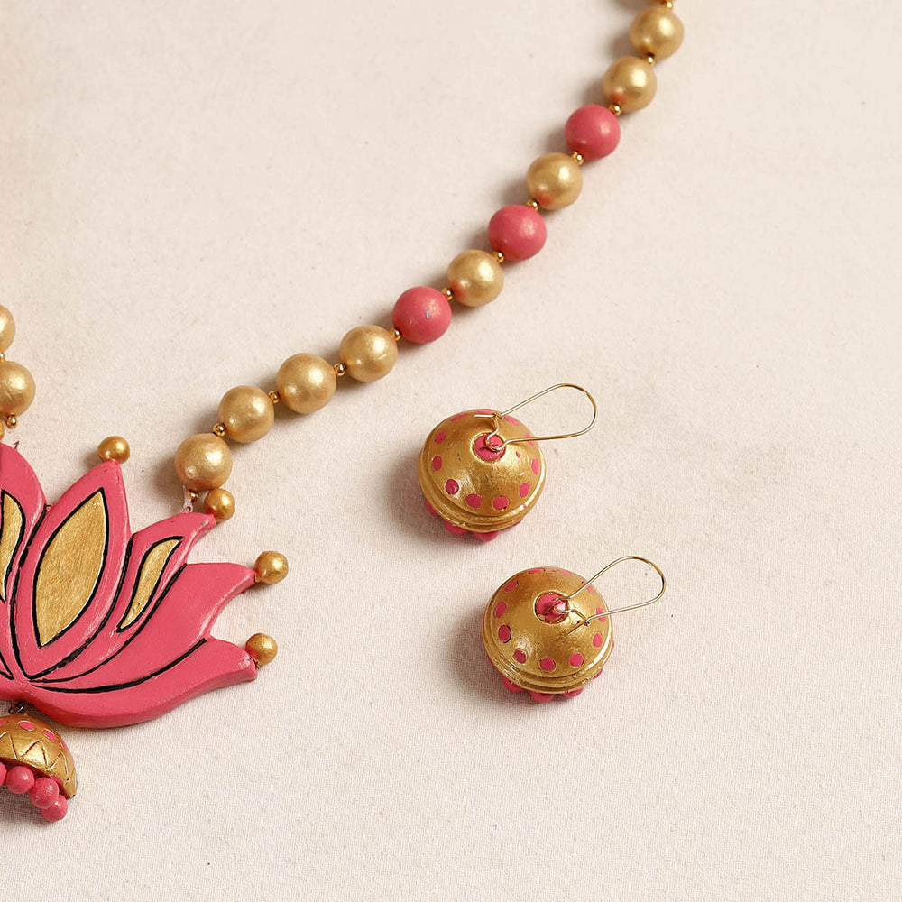 Handpainted Necklace Set 