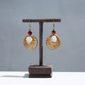 Buy Handcrafted Bamboo Earrings with Flower Bead Online at iTokri.com