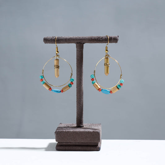 Handcrafted Ring Shaped Bamboo Earrings