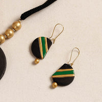 handpainted terravcotta necklace set