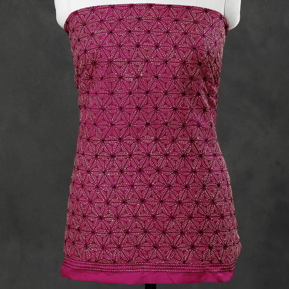 kantha embroidered kurta material