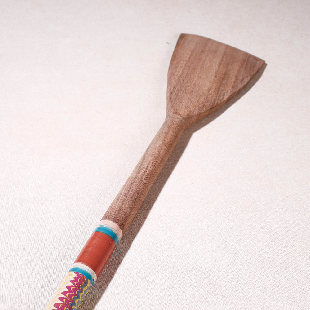 lacquered wooden spatula