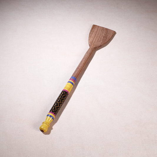 Handmade Lacquered Wooden Cooking Spatula (16 in)