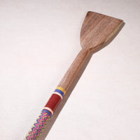 lacquered wooden spatula