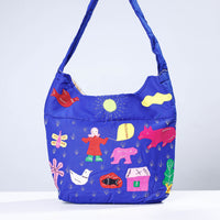 pipli applique shoulder bag