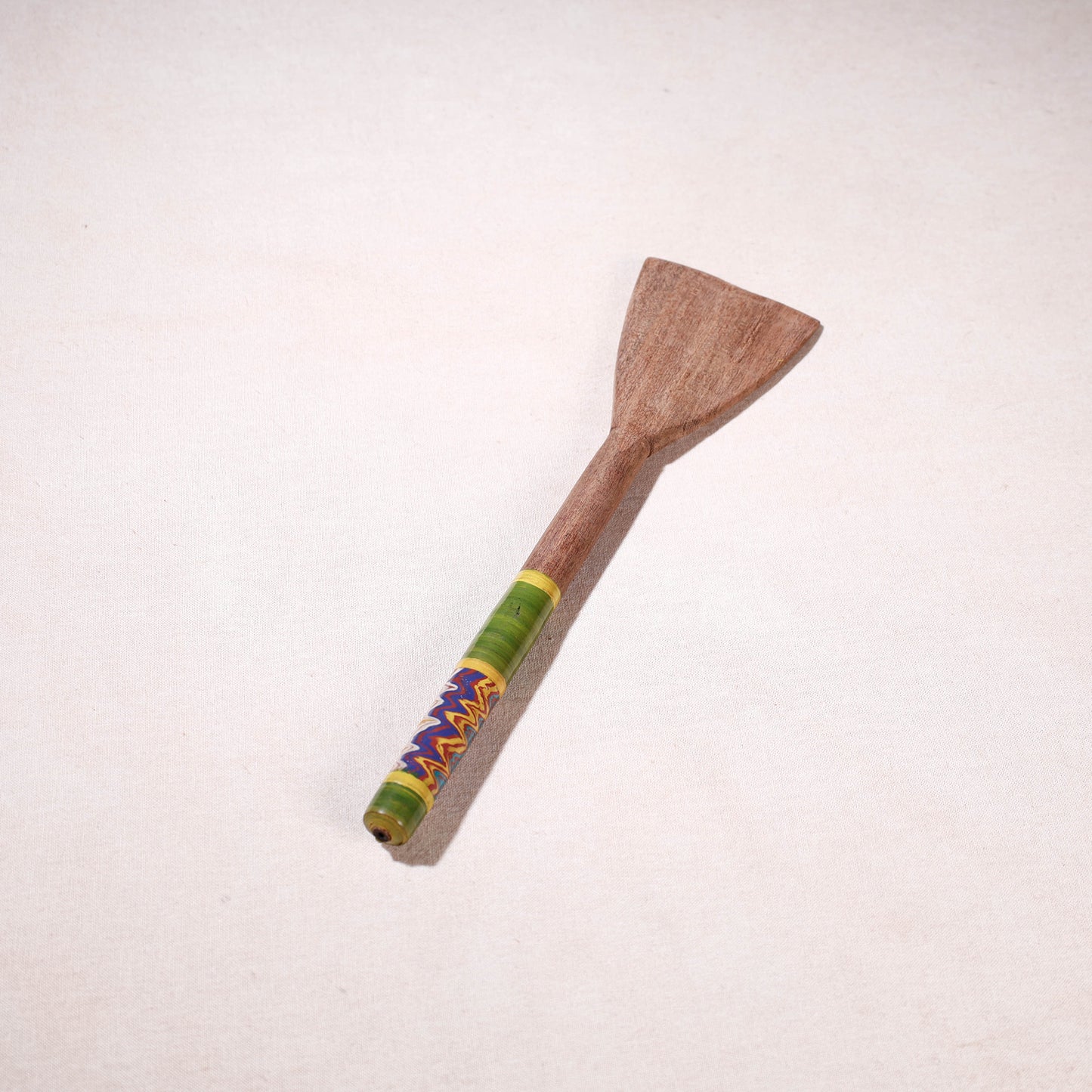 Handmade Lacquered Wooden Cooking Spatula (8 in)