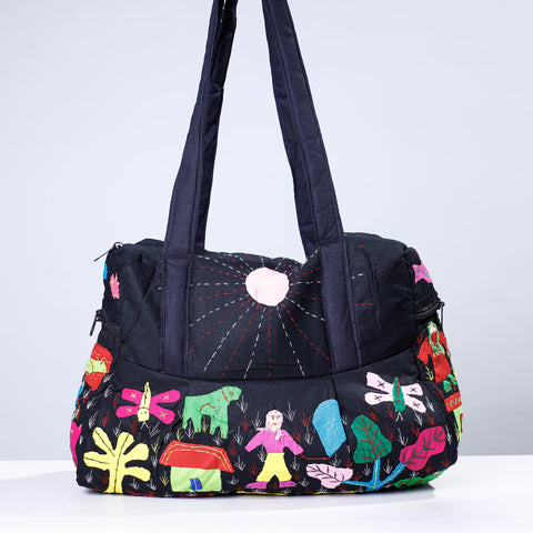 pipli applique shoulder bag