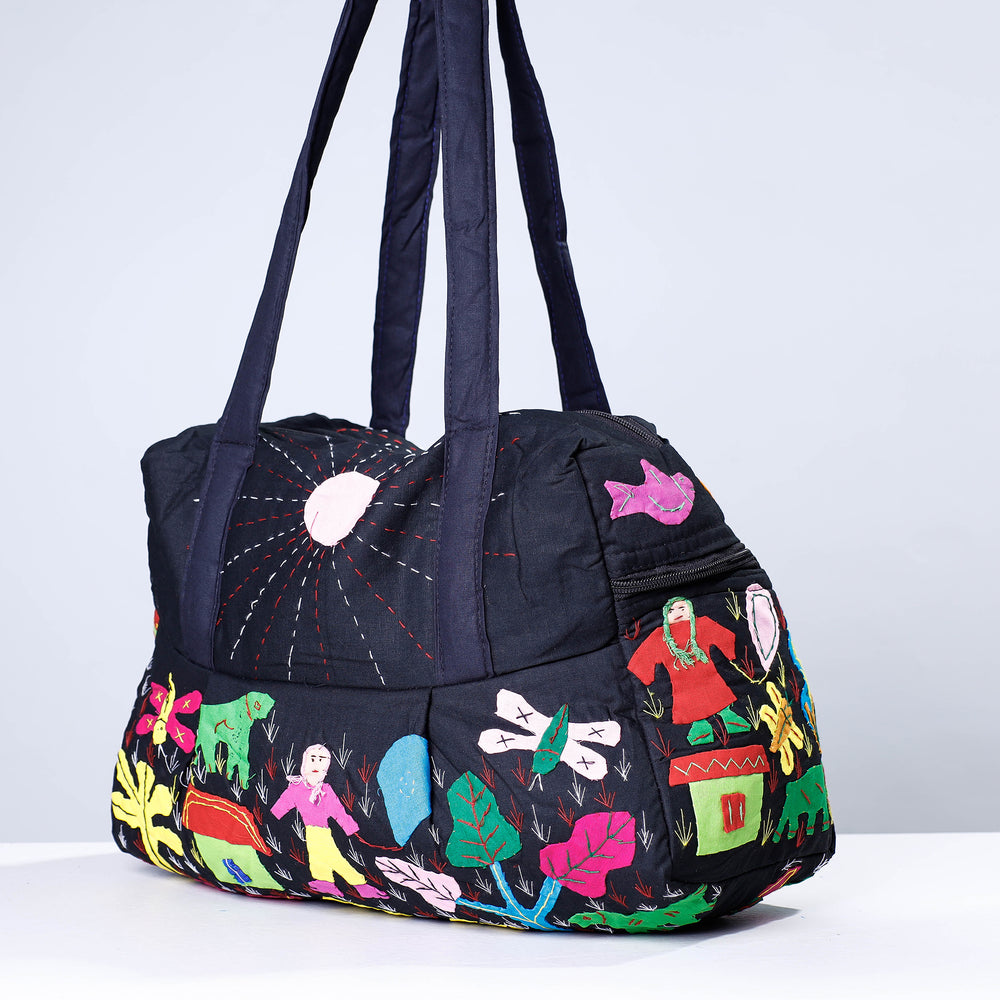 pipli applique shoulder bag