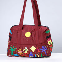 pipli applique shoulder bag