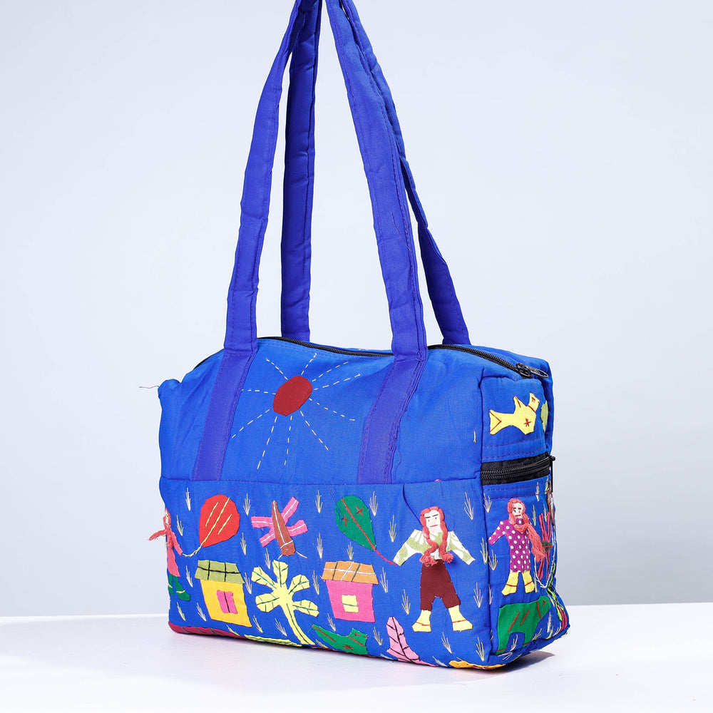 pipli applique shoulder bag