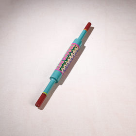  Handmade Lacquered Wooden Belan/बेलन (Chapatti Roller, Rolling Pin) 