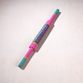  Handmade Lacquered Wooden Belan/बेलन (Chapatti Roller, Rolling Pin) 