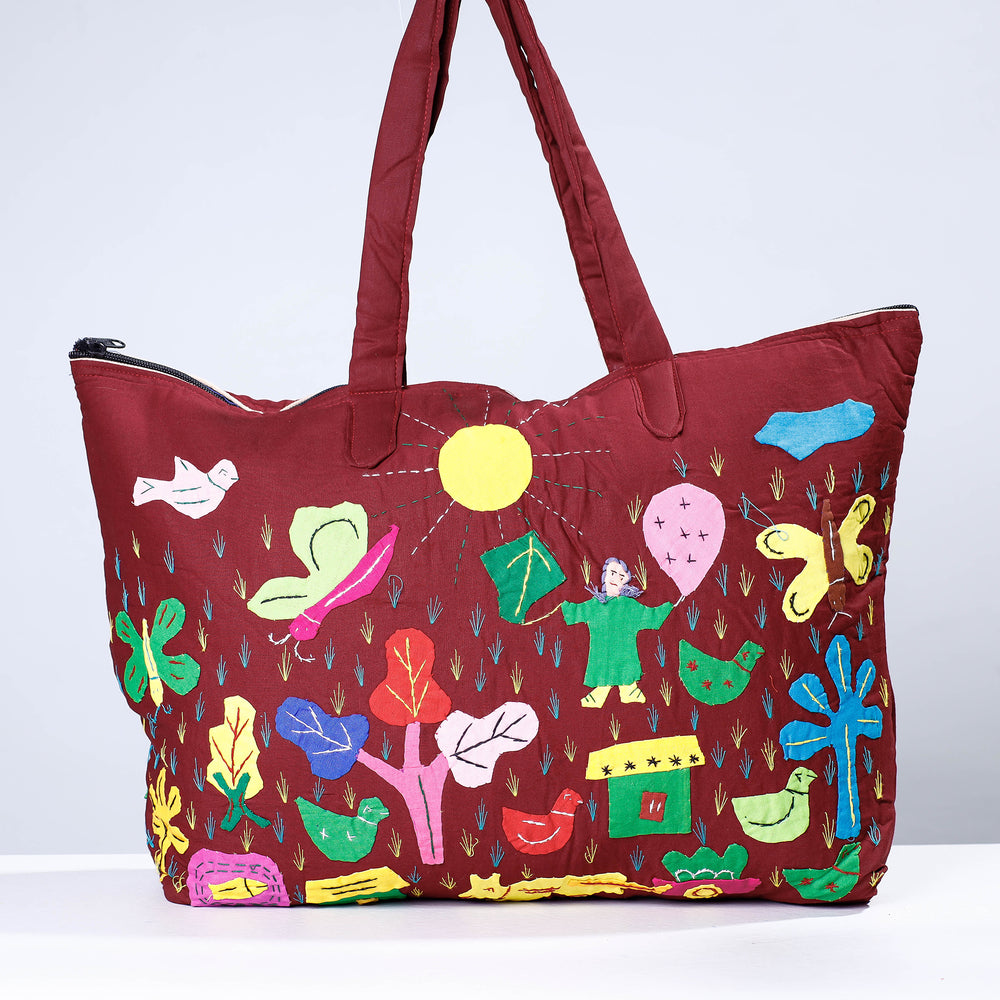 pipli apllique shouilder bag