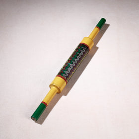  Handmade Lacquered Wooden Belan/बेलन (Chapatti Roller, Rolling Pin) 
