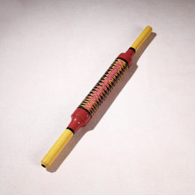  Handmade Lacquered Wooden Belan/बेलन (Chapatti Roller, Rolling Pin) 