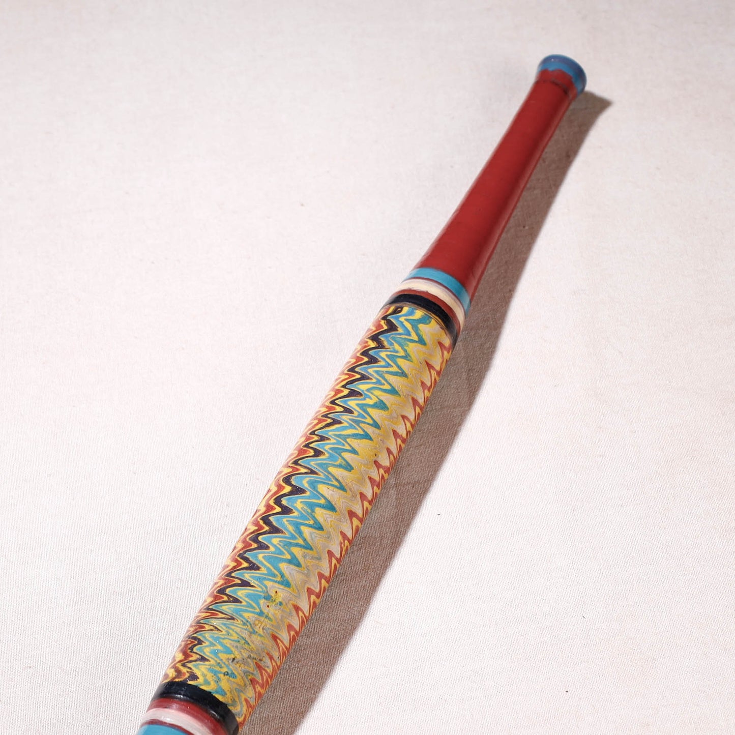 Handmade Lacquered Wooden Belan/बेलन (Chapatti Roller, Rolling Pin)