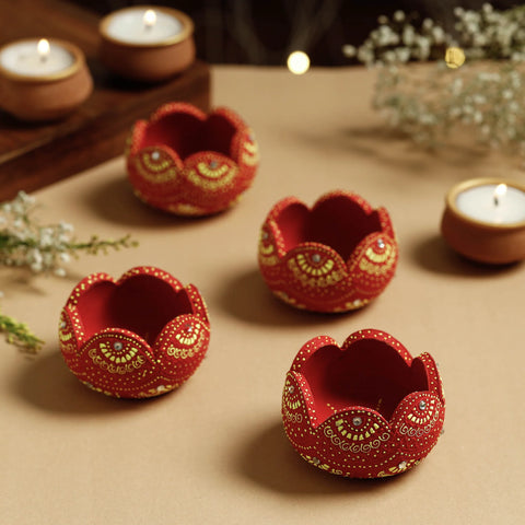 Hand-painted Clay Diyas