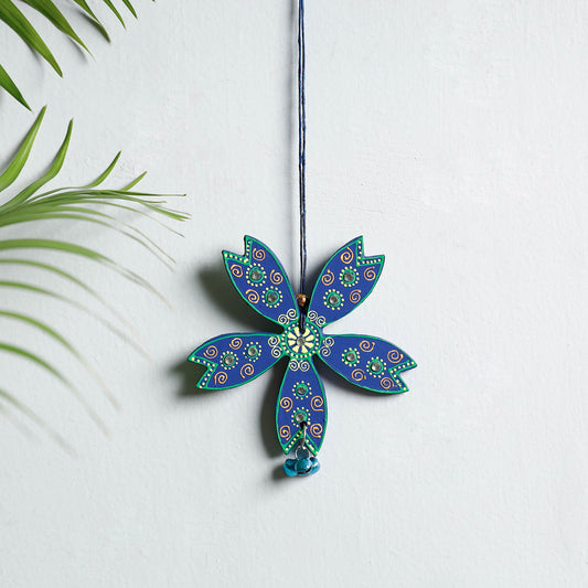 Flower - Festive Decor Beadwork Handpainted Wooden Hanging