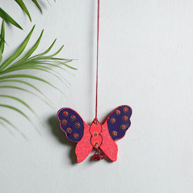  Butterfly - Festive Decor Beadwork Handpainted Wooden Hanging 
