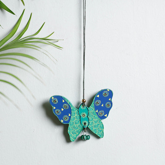 Butterfly - Festive Decor Beadwork Handpainted Wooden Hanging