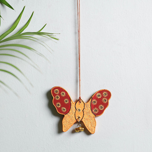 Butterfly - Festive Decor Beadwork Handpainted Wooden Hanging