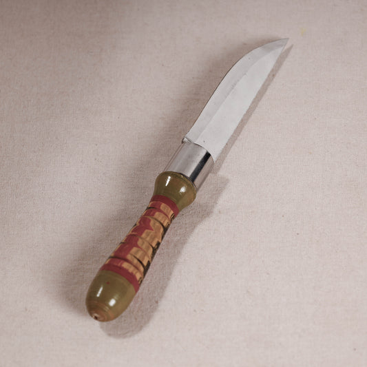 Handmade Lacquered Wooden & Stainless Steel Utility Knife