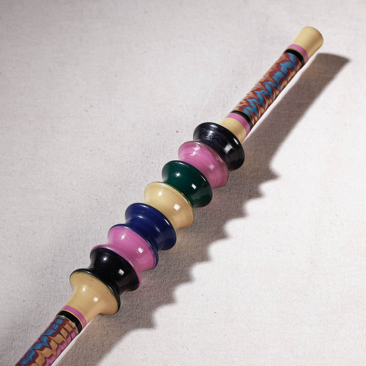 Handmade Lacquered Wooden Shakarpara Roller (Cutter)