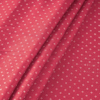 Pink - Pure Handloom Mashru Silk Cotton Fabric