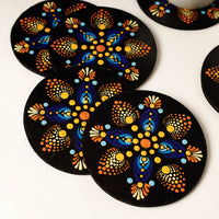 Handpainted Wooden Coasters