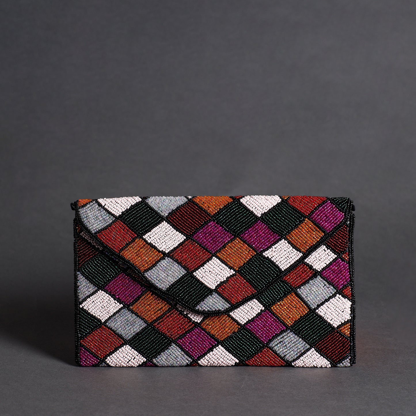 Handmade Bead Work Clutch