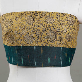 Buy Kalamkari Block Printed Cotton Blouse Piece 