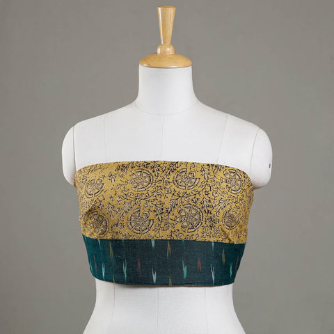 Buy Kalamkari Block Printed Cotton Blouse Piece 